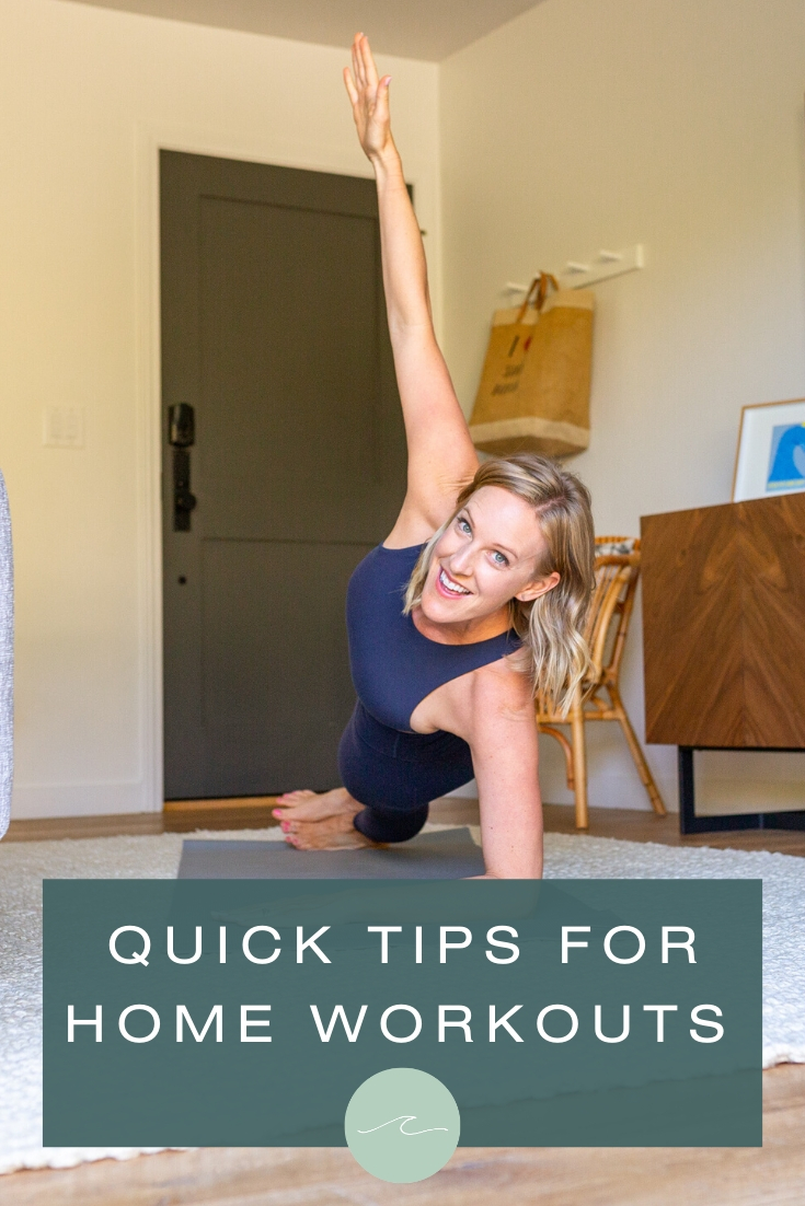 quick tips for home workouts